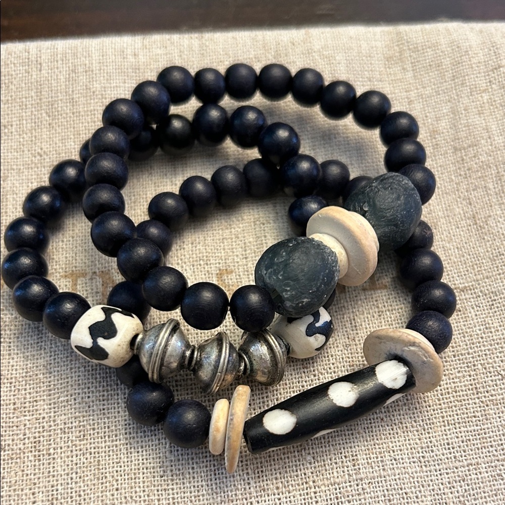 Set of 3 Twine & Twig bracelets worn once